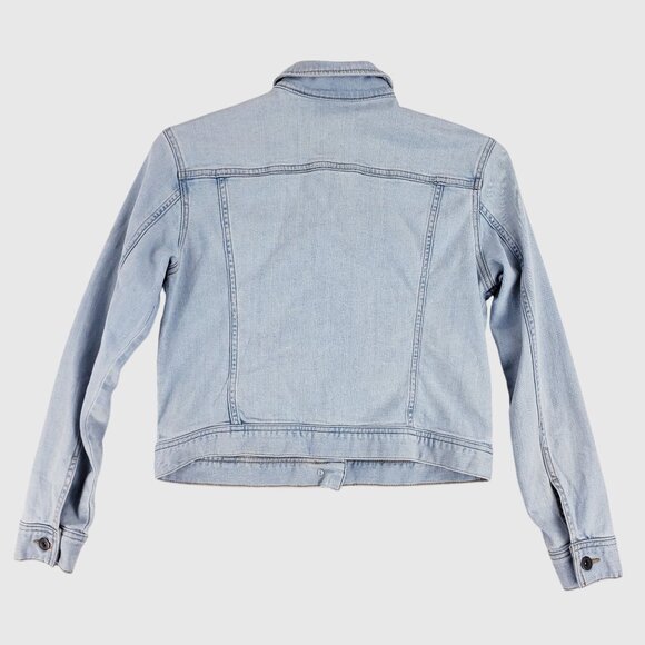 Melrose and Market Womens Light Wash Denim Jacket Classic Fit M - Picture 3 of 9